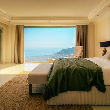 Qoople Toskana- Panoramic 360 Sea & Castle View Villa Alanya