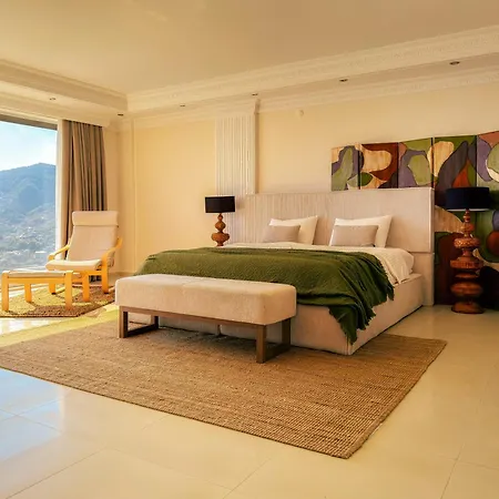 Villa Qoople Toskana- Panoramic 360 Sea & Castle View Alanya